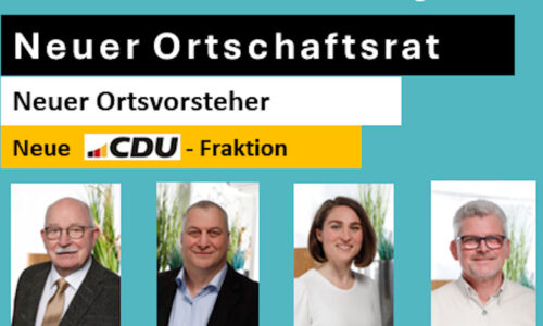Ortschaftsrat in neuer Besetzung